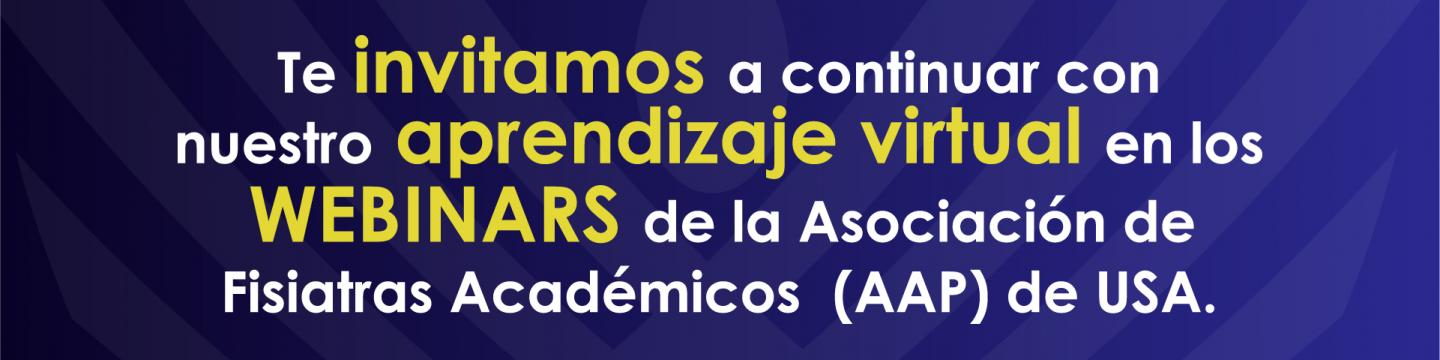 Webinars – Association of Academic Physiatrists